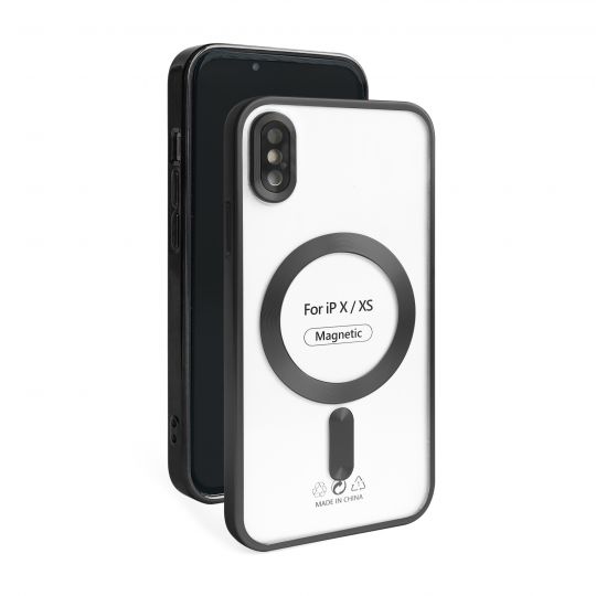 Чехол с функцией MagSafe для Apple iPhone X, Xs black (09) матовый - купить за 221.50 грн в Киеве, Украине