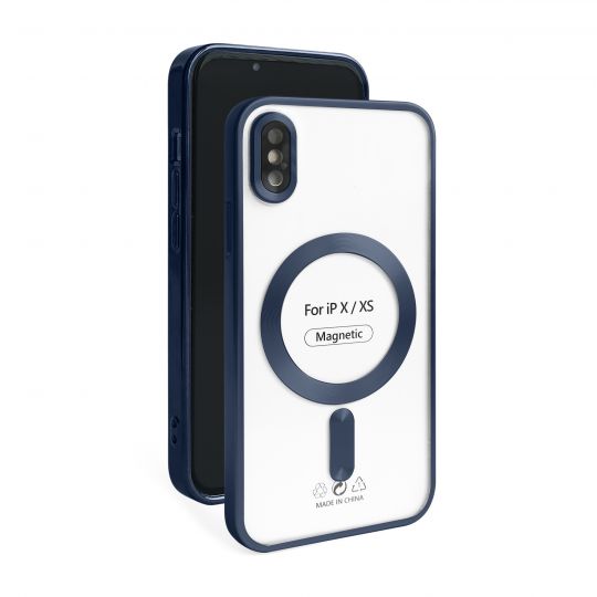 Чохол із функцією MagSafe для Apple iPhone X, Xs dark blue (07) матовий - купити за 221.50 грн у Києві, Україні