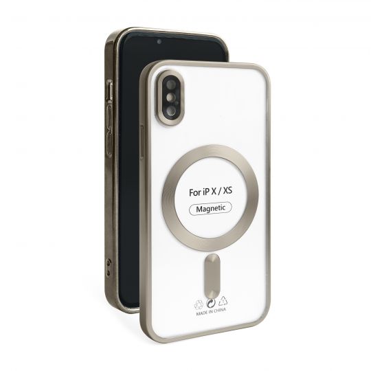 Чехол с функцией MagSafe для Apple iPhone X, Xs grey (12) матовый - купить за 221.50 грн в Киеве, Украине