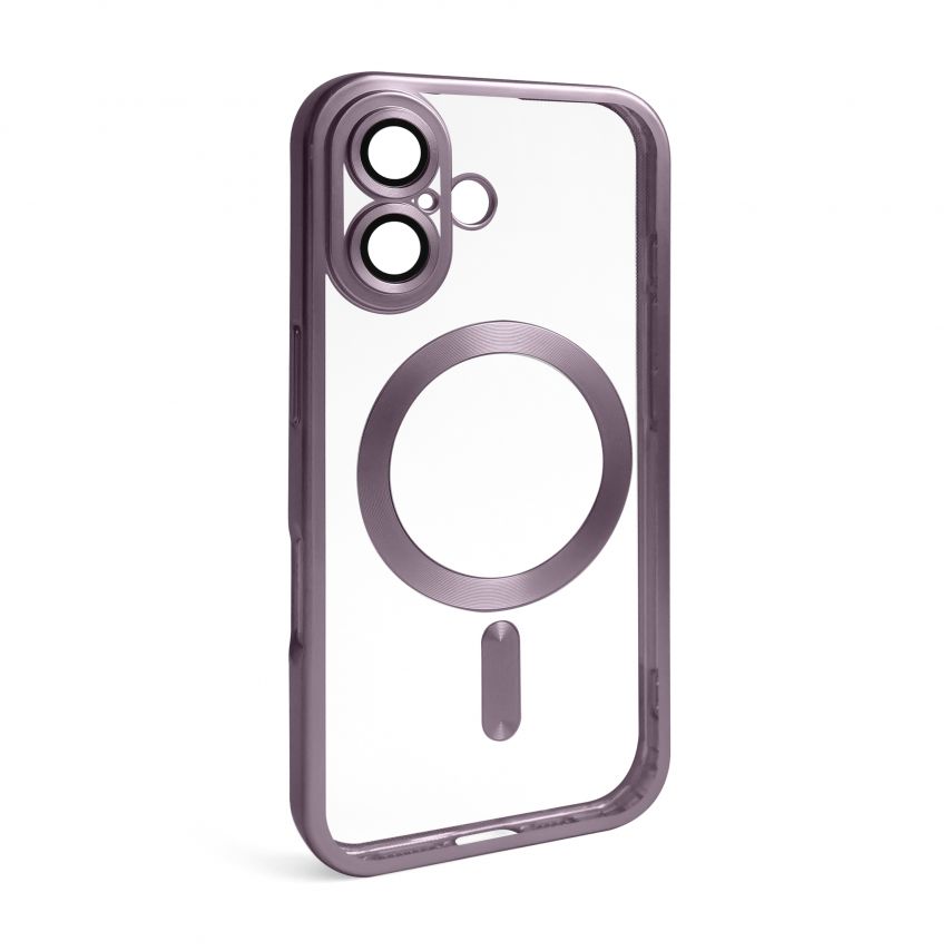 Чехол с функцией MagSafe для Apple iPhone 16 violet (02) матовый