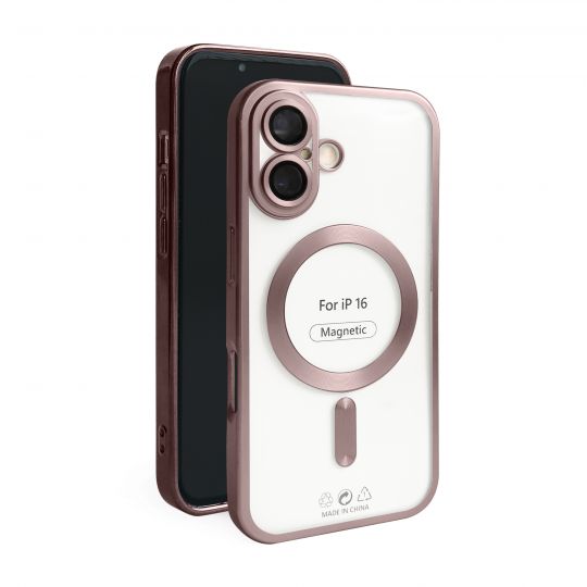 Чохол із функцією MagSafe для Apple iPhone 16 pink (06) матовий - купити за 225.50 грн у Києві, Україні