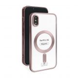 Чохол із функцією MagSafe для Apple iPhone X, Xs pink (06) матовий