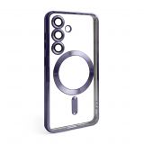 Чохол з функцією MagSafe для Samsung Galaxy S24/S921 (2024), S25/S931 (2025) violet (02)