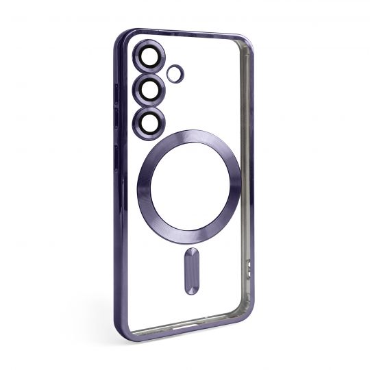 Чохол з функцією MagSafe для Samsung Galaxy S24/S921 (2024), S25/S931 (2025) violet (02)