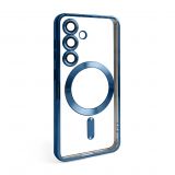 Чехол с функцией MagSafe для Samsung Galaxy S24/S921 (2024), S25/S931 (2025) blue (04)