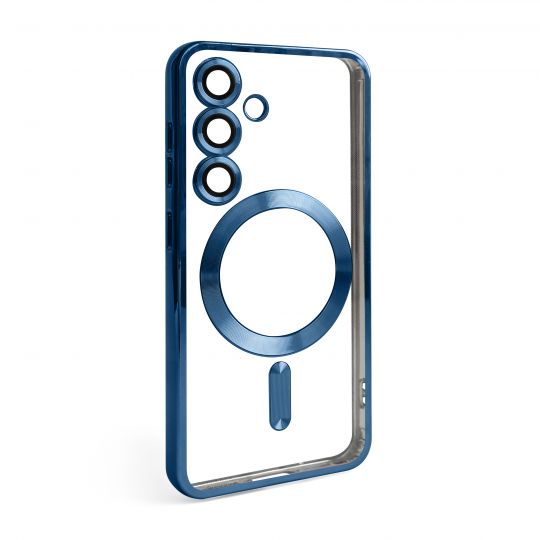 Чехол с функцией MagSafe для Samsung Galaxy S24/S921 (2024), S25/S931 (2025) blue (04) - купить за 222.00 грн в Киеве, Украине