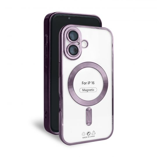 Чохол з функцією MagSafe для Apple iPhone 16 purple (11) - купити за 224.50 грн у Києві, Україні