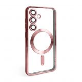 Чохол з функцією MagSafe для Samsung Galaxy S24/S921 (2024), S25/S931 (2025) rose gold (06)