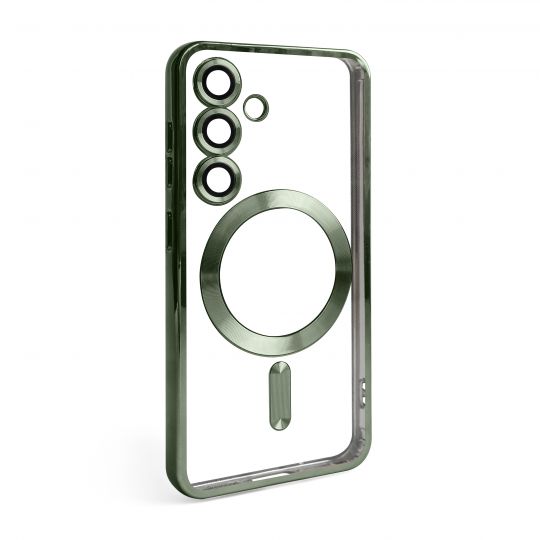 Чохол з функцією MagSafe для Samsung Galaxy S24/S921 (2024), S25/S931 (2025) olive (08) - купити за 221.50 грн у Києві, Україні