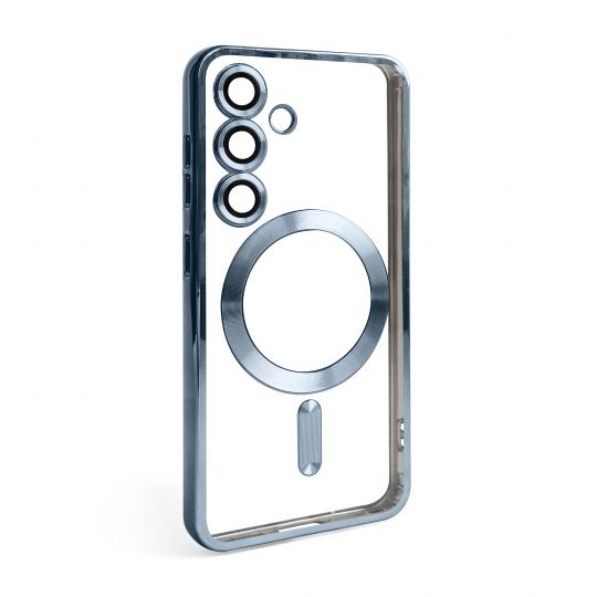 Чехол с функцией MagSafe для Samsung Galaxy S24/S921 (2024), S25/S931 (2025) mountain blue (07) - купить за 222.00 грн в Киеве, Украине
