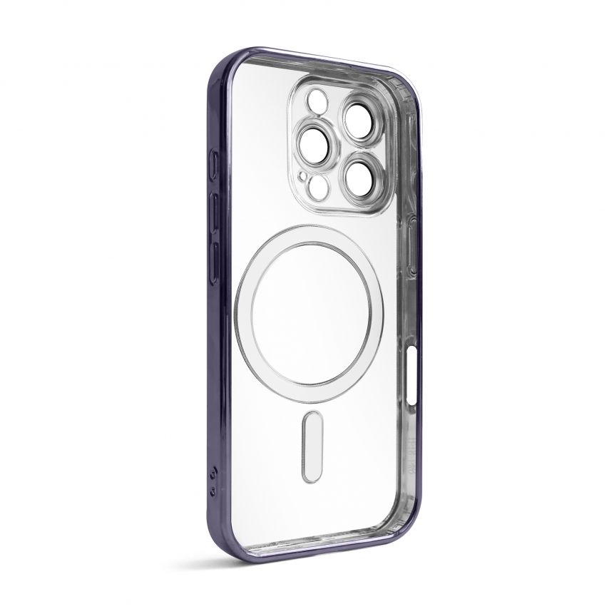 Чохол з функцією MagSafe для Apple iPhone 16 Pro violet (02)