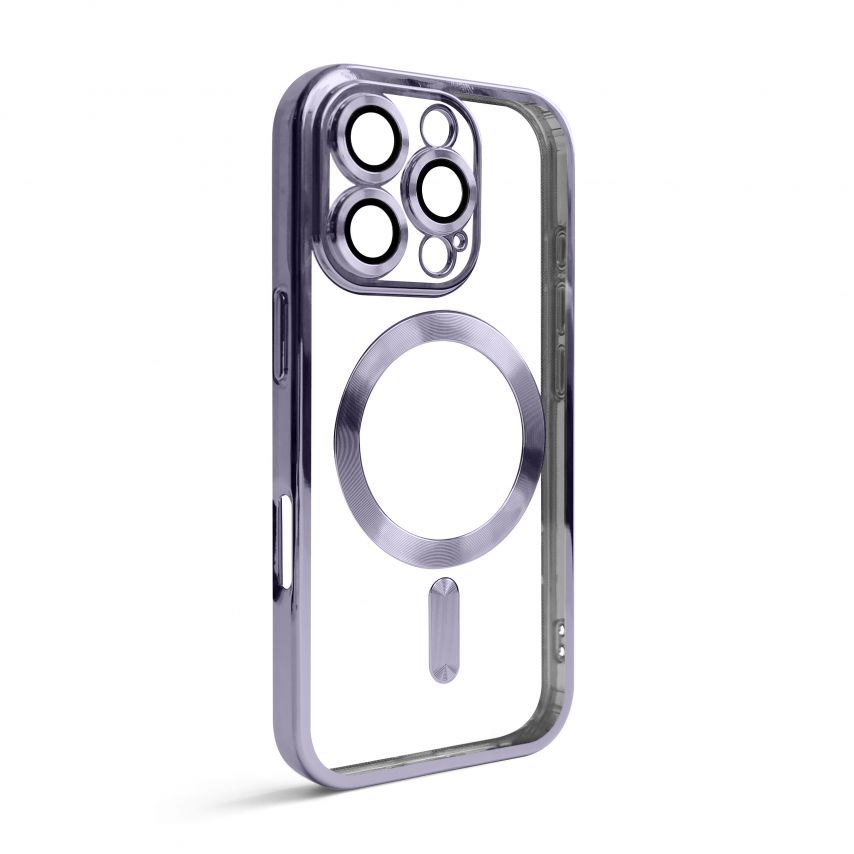 Чохол з функцією MagSafe для Apple iPhone 16 Pro violet (02)