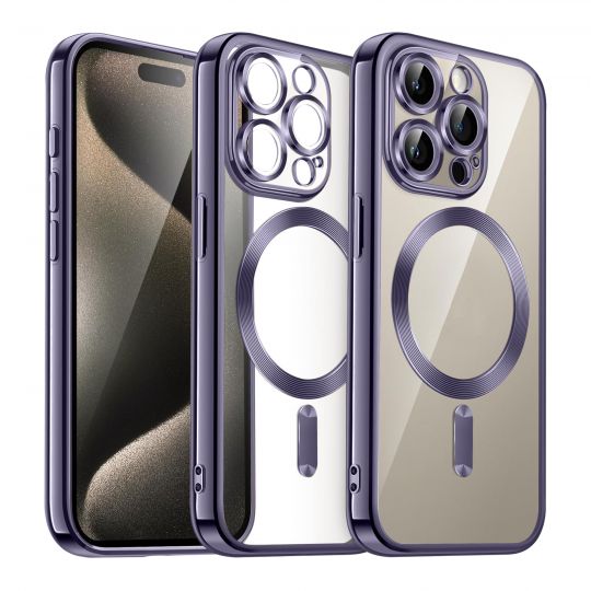Чохол з функцією MagSafe для Apple iPhone 16 Pro violet (02) - купити за 221.50 грн у Києві, Україні