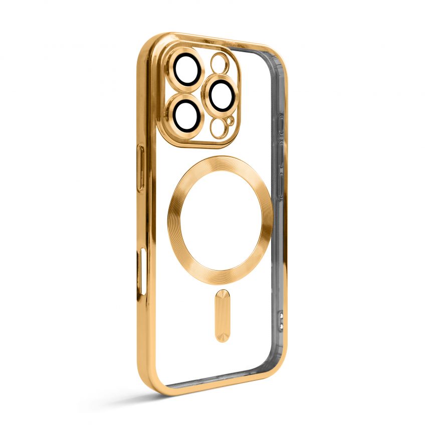 Чохол з функцією MagSafe для Apple iPhone 16 Pro gold (03)