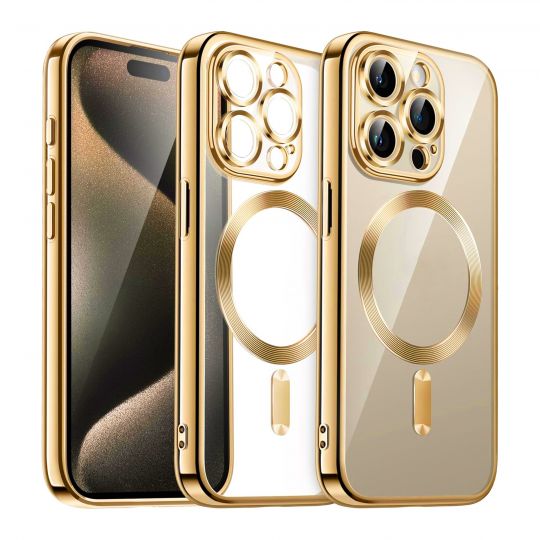 Чохол з функцією MagSafe для Apple iPhone 16 Pro gold (03) - купити за 221.50 грн у Києві, Україні