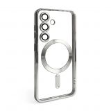 Чохол з функцією MagSafe для Samsung Galaxy S24/S921 (2024), S25/S931 (2025) silver (10)