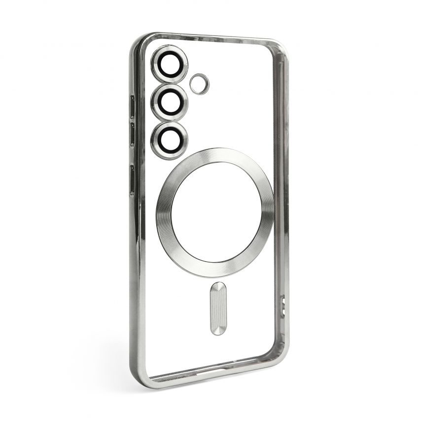 Чохол з функцією MagSafe для Samsung Galaxy S24/S921 (2024), S25/S931 (2025) silver (10)