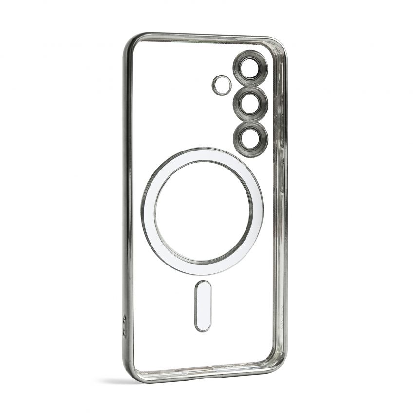 Чохол з функцією MagSafe для Samsung Galaxy S24/S921 (2024), S25/S931 (2025) silver (10)