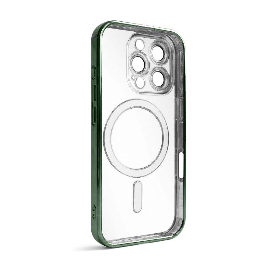 Чохол з функцією MagSafe для Apple iPhone 16 Pro olive (08)
