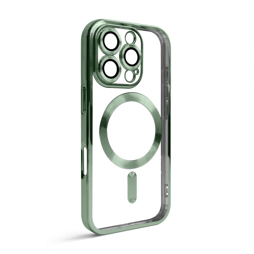 Чохол з функцією MagSafe для Apple iPhone 16 Pro olive (08)