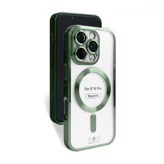 Чехол с функцией MagSafe для Apple iPhone 16 Pro olive (08) - купить за 224.50 грн в Киеве, Украине