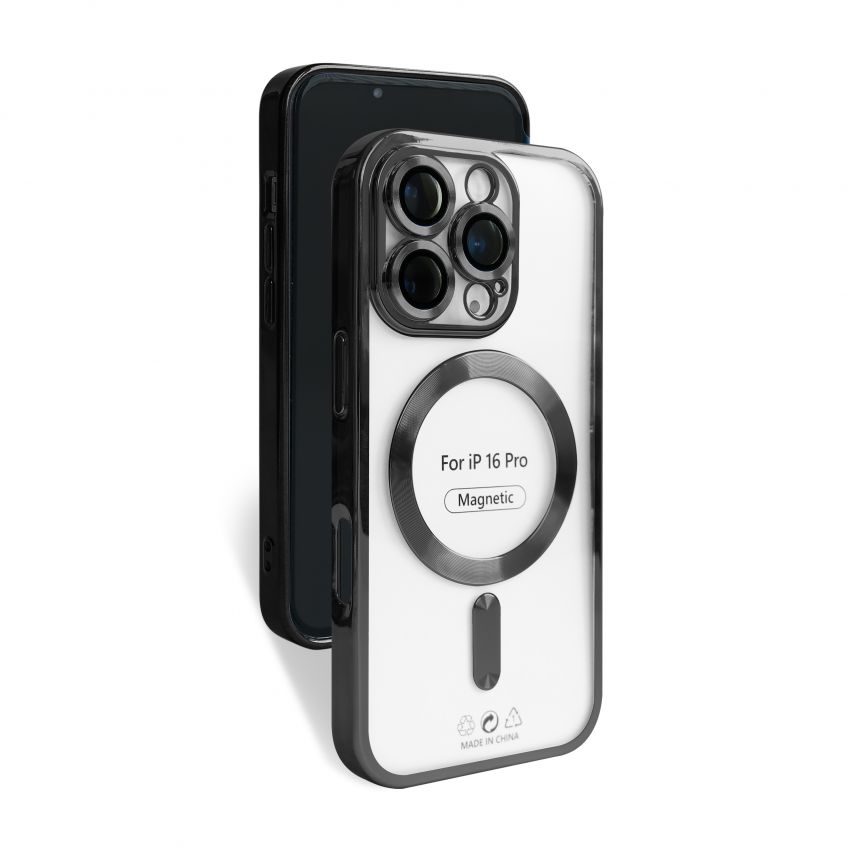 Чохол з функцією MagSafe для Apple iPhone 16 Pro black (09)
