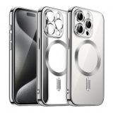 Чохол з функцією MagSafe для Apple iPhone 16 Pro Max silver (10)