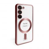 Чехол с функцией MagSafe для Samsung Galaxy S23/S911 (2023) rose gold (06)