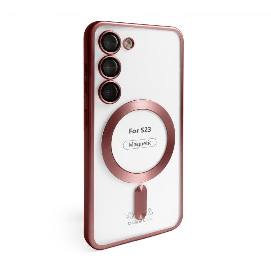 Чехол с функцией MagSafe для Samsung Galaxy S23/S911 (2023) rose gold (06) - купить за 221.50 грн в Киеве, Украине