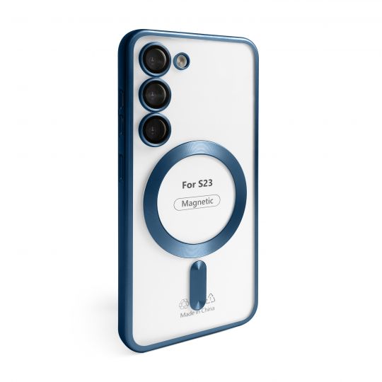 Чохол з функцією MagSafe для Samsung Galaxy S23/S911 (2023) blue (04) - купити за 221.50 грн у Києві, Україні