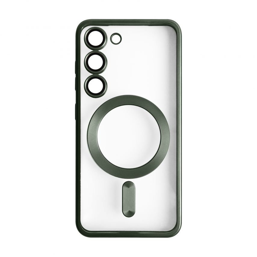 Чохол з функцією MagSafe для Samsung Galaxy S23/S911 (2023) olive (08)