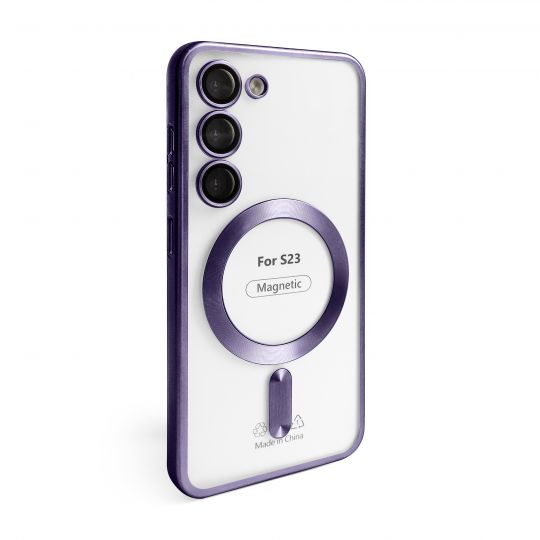 Чехол с функцией MagSafe для Samsung Galaxy S23/S911 (2023) purple (11) - купить за 221.50 грн в Киеве, Украине