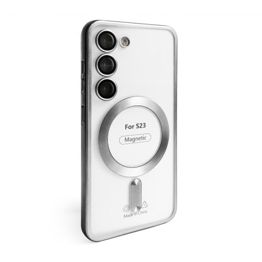 Чохол з функцією MagSafe для Samsung Galaxy S23/S911 (2023) silver (10) - купити за 225.50 грн у Києві, Україні