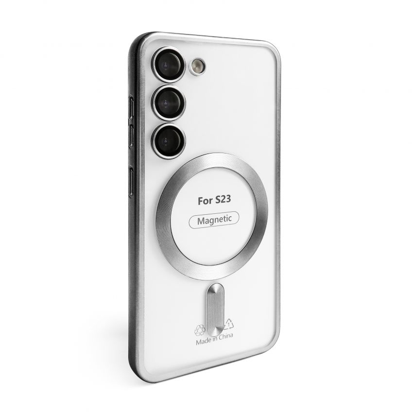 Чохол з функцією MagSafe для Samsung Galaxy S23/S911 (2023) silver (10)