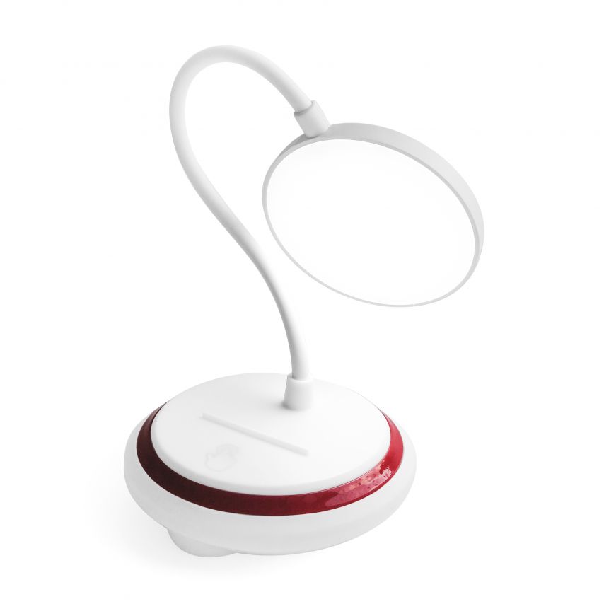 Настольная LED лампа T08 400mAh 6000K white/red