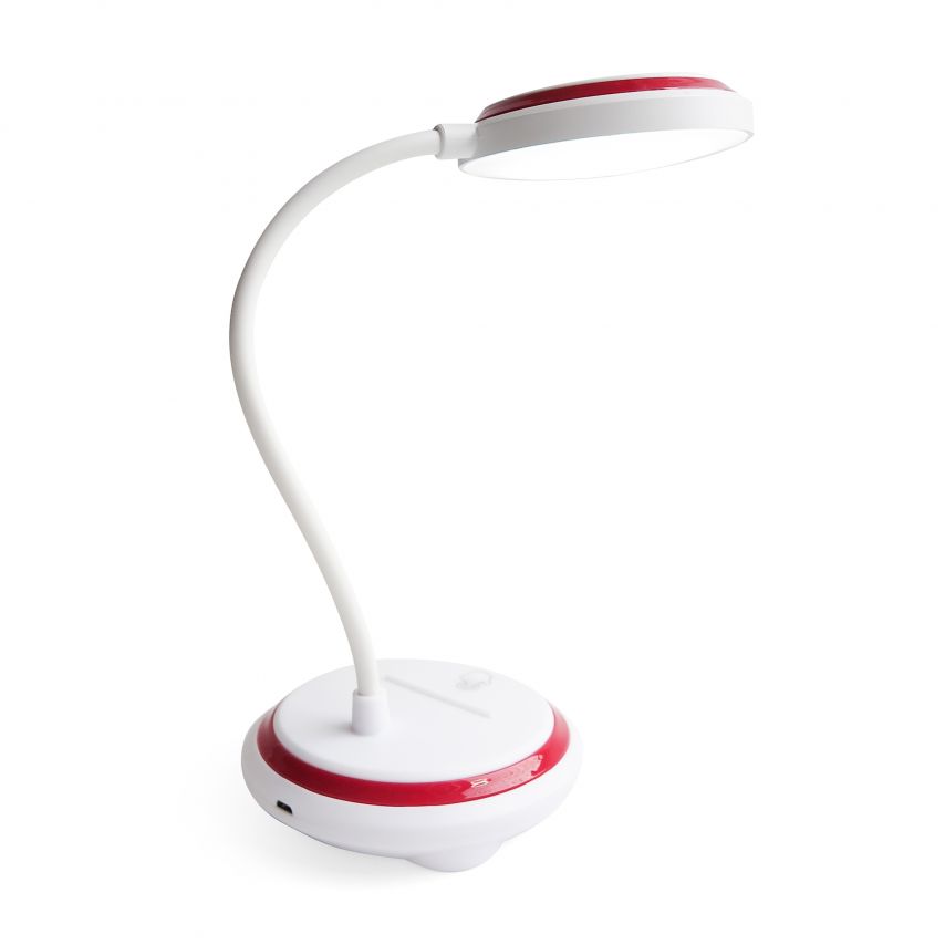 Настольная LED лампа T08 400mAh 6000K white/red
