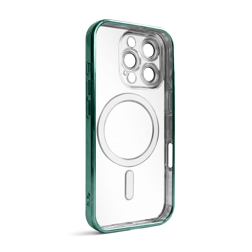 Чехол с функцией MagSafe для Apple iPhone 16 Pro green (05)