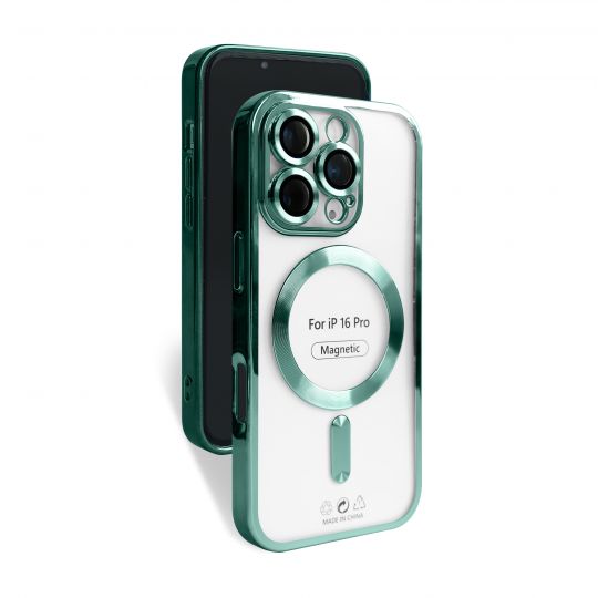 Чехол с функцией MagSafe для Apple iPhone 16 Pro green (05) - купить за 224.50 грн в Киеве, Украине