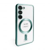 Чохол з функцією MagSafe для Samsung Galaxy S23/S911 (2023) green (05)