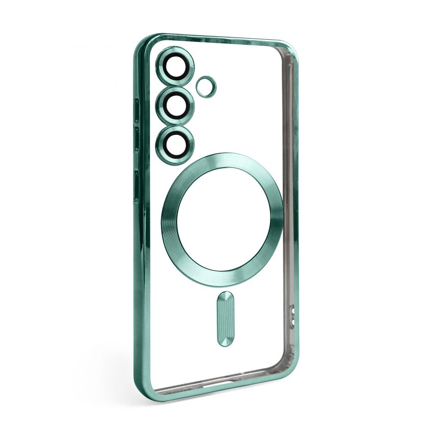 Чохол з функцією MagSafe для Samsung Galaxy S24/S921 (2024), S25/S931 (2025) green (05)
