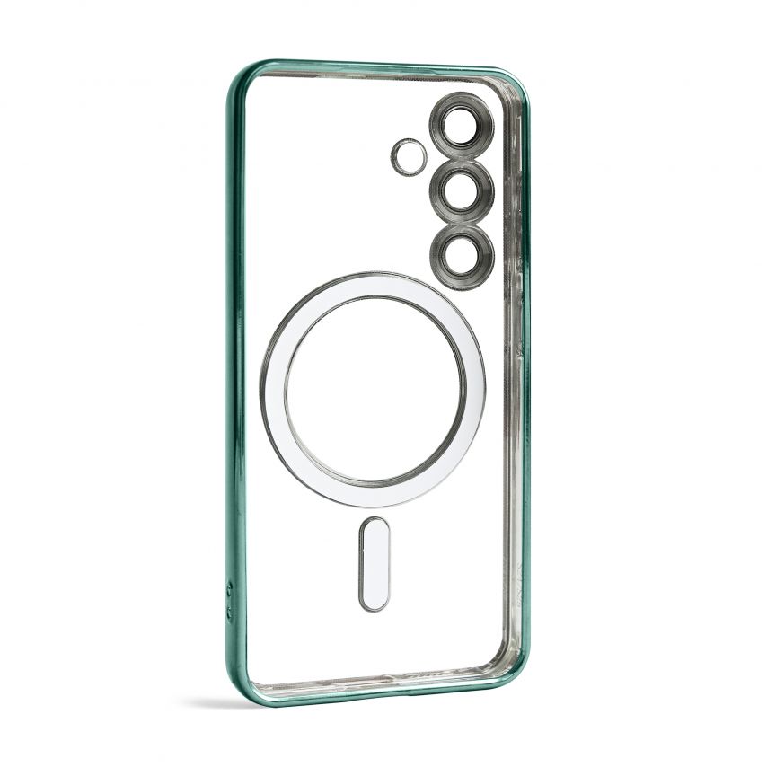 Чохол з функцією MagSafe для Samsung Galaxy S24/S921 (2024), S25/S931 (2025) green (05)