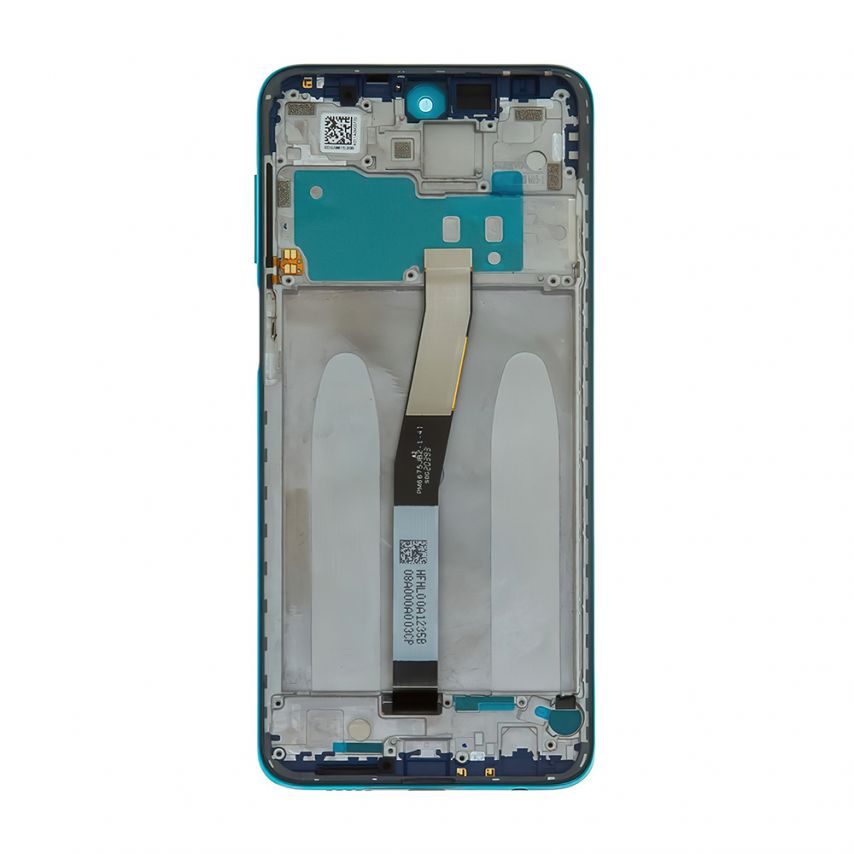 Дисплей (LCD) для Xiaomi Redmi Note 9S, Redmi Note 9 Pro з тачскріном та рамкою blue Original Quality