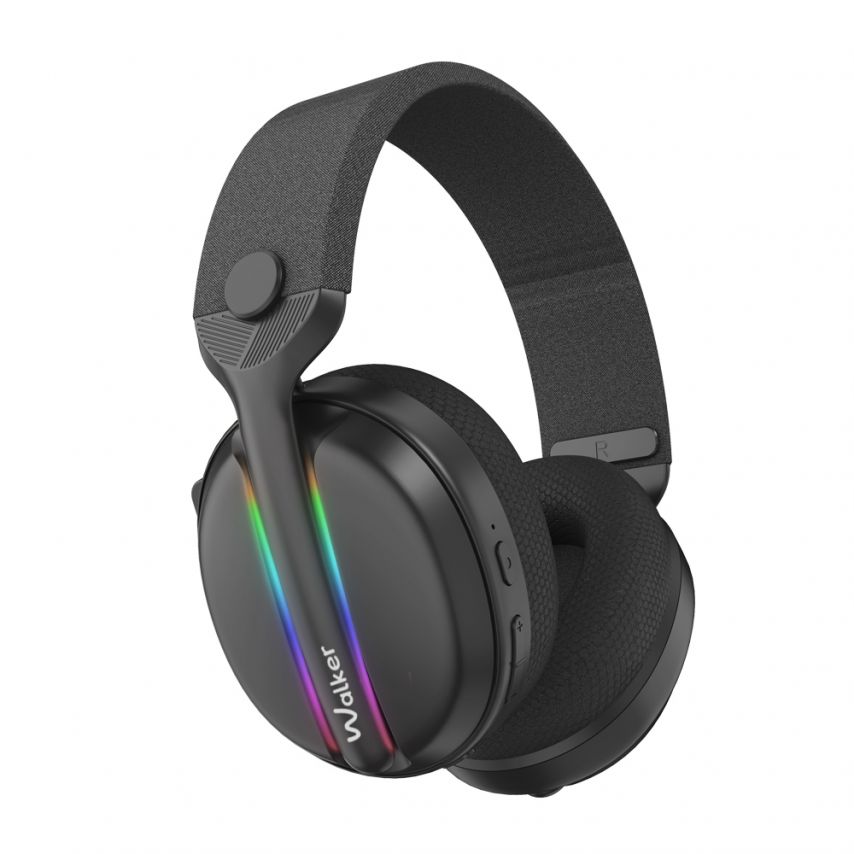 Ігрові навушники Bluetooth WALKER WBT-83 black