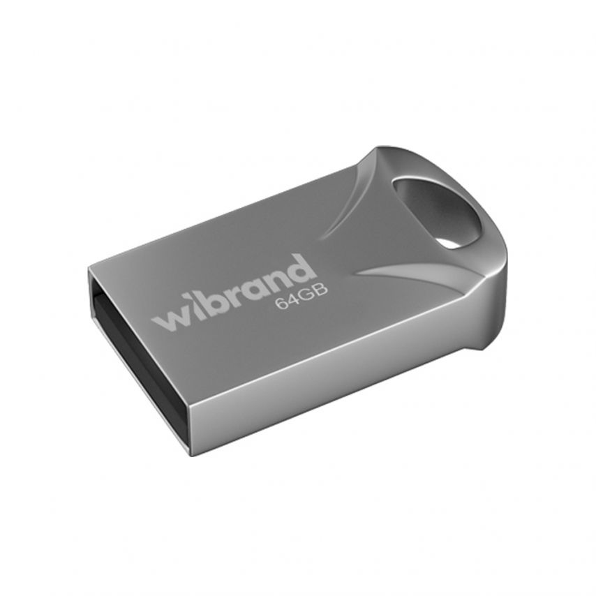 Флеш-память USB Wibrand Hawk 64GB USB 2.0 silver