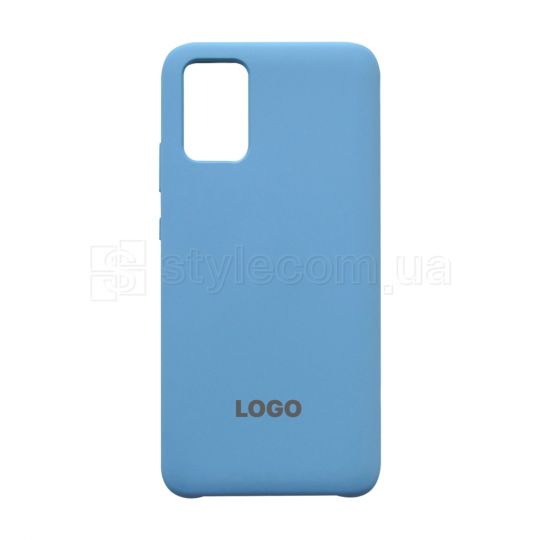 Чехол Original Silicone для Samsung Galaxy A02s/A025 (2021) light blue (05)