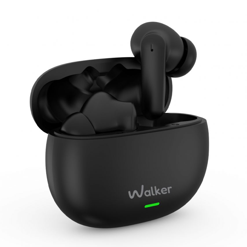 Навушники Bluetooth WALKER WTS-67 ANC+ENC black