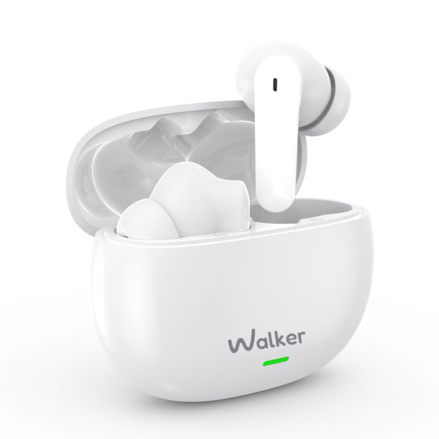 Навушники Bluetooth WALKER WTS-67 ANC+ENC white