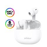 Навушники Bluetooth WALKER WTS-67 ANC+ENC white