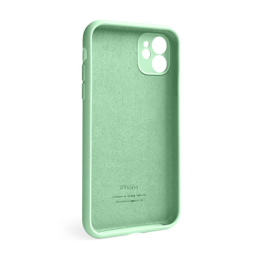 Чехол Full Silicone Case для Apple iPhone 11 pistachio (71) закрытая камера