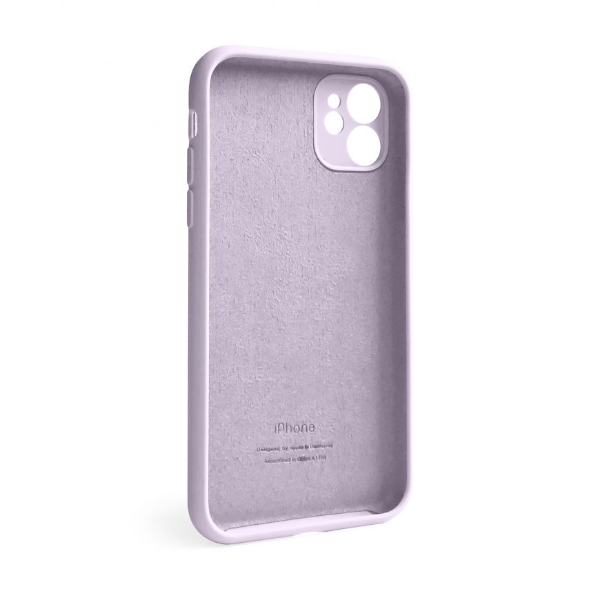 Чехол Full Silicone Case для Apple iPhone 11 lilac purple (72) закрытая камера